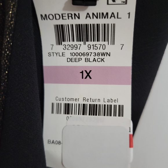 Alfani gold and black top NWT - Picture 2 of 2